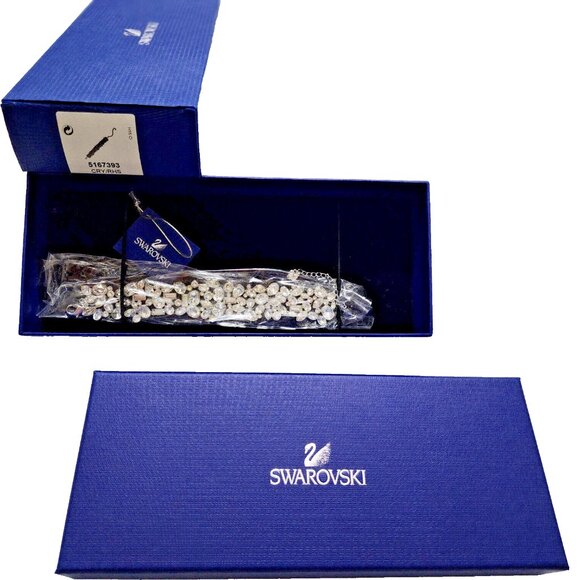 Swarovski Clear Crystal DIva Clear Crystal Rhodium Bracelet Medium Item #5167393 - Picture 7 of 7